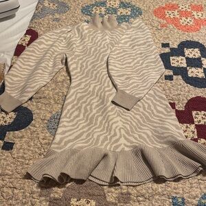 Ulla Johnson Beige Sweater Dress